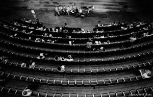 public hearing by the Utah Air Conservation Committee at Mountain View High School seeking public input on Geneva Steel's proposed water treatment facility.