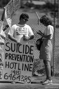 site of protest and anti-protest at the Naval Weapons Station.