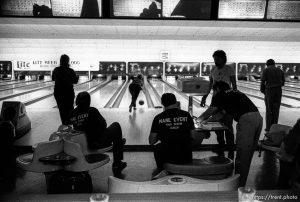at Dublin Bowl on league night.