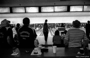 at Dublin Bowl on league night.