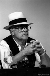 William Albert Allard at a photo conference.