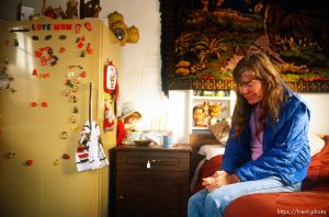 lady who lived at the Hideaway Motel, 1989.