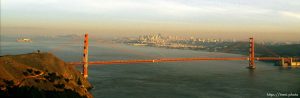 Golden Gate Bridge and San Francisco