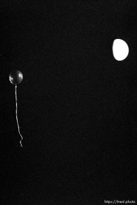 Balloon and moon at Provo vs. Timpview.