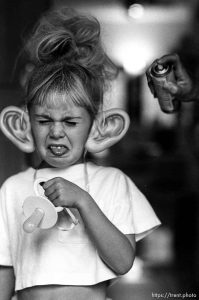 kids dressing up for Halloween