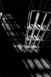 Cell bars door at Alcatraz