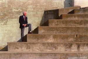 Frank Heaney at Alcatraz. He was the youngest guard when the prison was in operation.