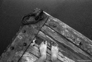 Trent feet at Kirby Cove