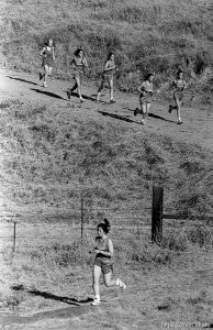 Cross-country runners at Acalanes vs. Campolindo meet