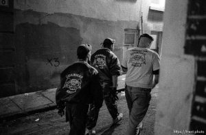 Mark on patrol with Guardian Angels.