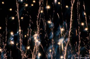 Fireworks at Stadium of fire