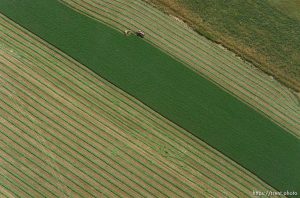 Tractor working (from above)