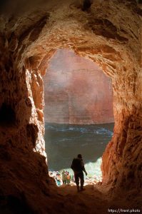 Cave. Grand Canyon flood trip.