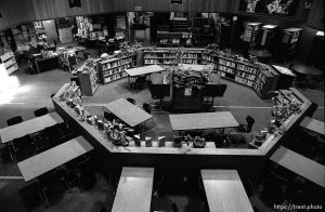 The library at California High School.