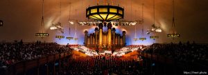 LDS tabernacle at LDS General Conference