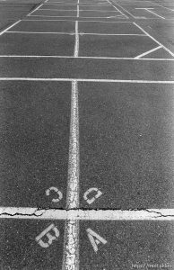 Four-square courts at Walt Disney Elementary