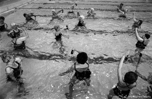 Mary Ellen Smith runs the 