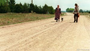 Shalisse Lewis, SLC, and Joseph Johnston and dog 