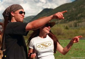 Rory van Klaveren while filming of the movie 