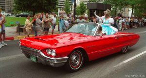  at the Gay Pride Parade.