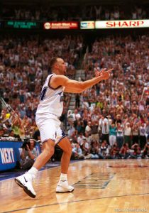 Utah's Greg Foster makes a 