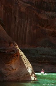 Jet skier in Antelope Canyon.