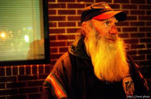 Wayne Broomhead, homeless in Salt Lake City.