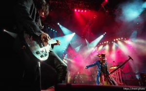 Aerosmith at the Delta Center. Steven Tyler