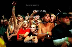 fans at Korn at the E Center.