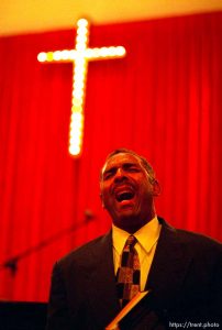 Deacon James Anderson sings out 