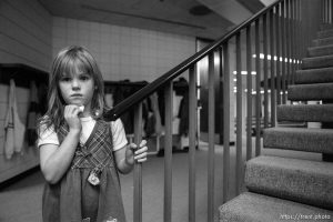 Second grader Rikki Larue in the after-school care program at Dee Elementary School. Ogden City School District just got a $300,000 federal grant to beef up its 8-year old program at three schools in the city's low income areas.
