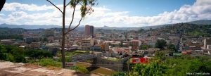 View of Tegucigalpa from a hill.