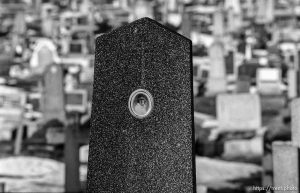 Graves in old cemetery