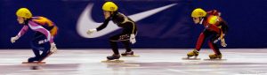 500 meter qualifying rounds, Short Track Olympic Qualifier at the Delta Center Friday night.
. 10/26/2001, 6:14:00 PM