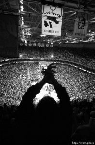 The Utah Jazz retired the jersey of former star Jeff Hornacek Tuesday night at halftime of their game vs. the Phoenix Suns. . 11.19.2002, 8:15:52 PM