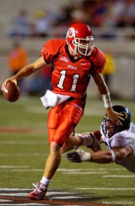 Utah vs. Oregon college football Friday night at Rice-Eccles Stadium in Salt Lake City. Alex Smith