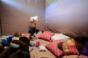 The Sharing Place is a place children who have lost a parent or sibling can deal with their grief. In the padded 