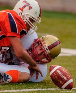 Salt Lake City - Logan comes back to defeat Timpview in the final minute of play. Timpview vs. Logan, high school football playoffs Thursday at Rice-Eccles Stadium.