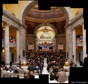 Inauguration of Utah's 15th governor, Olene Walker in the State Capitol. 11/05/2003