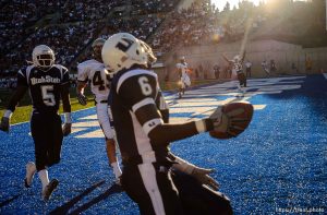 Utah State vs. Idaho college football Saturday evening in Logan.
. 9.11.2004