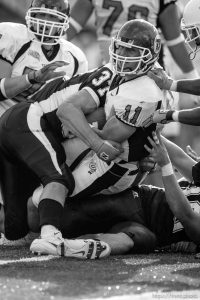 Utah State University (USU) vs. Utah college football.