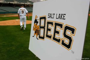 Larry Miller. Larry Miller shows off the new name and uniform design of the Salt Lake Bees, the minor league baseball team formerly knowns as the Stingers.
; 10.27.2005