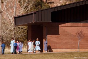 Kids at recess at formerly Phelps Elementary School, now FLDS private school based on former Alta Academy (according to Isaac Wyler), Hildale. polygamy