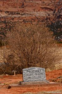 grave of prophet leroy johnson in the city cemetery