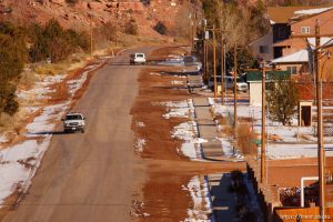 Hildale - Washington County Sheriff Deputy Darrell Cashin patrolling Hildale, Utah. Cashin was assigned to the FLDS town of Hildale, Utah in November. On making inroads into the closed community, Cashin said, 