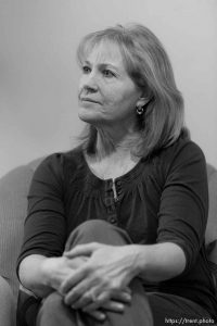 Trent Nelson  |  The Salt Lake Tribune Kristyn Decker talks about her concerns with the decriminalization of polygamy Sunday December 15, 2013  in Colorado City.