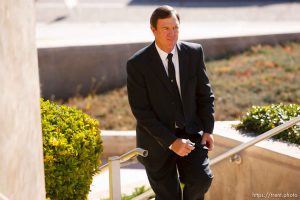 St. George - Polygamous sect leader Warren Jeffs was sentenced Tuesday, November 20, 2007 after being found guilty on two counts of rape as an accomplice, in St. George, Utah. Jeffs, head of the Fundamentalist Church of Jesus Christ of Latter Day Saints, was found guilty of two counts of rape as an accomplice for allegedly coercing the marriage and rape of a 14-year-old follower to her 19-year-old cousin in 2001. ; 11.20.2007