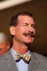 Warren Jeffs attorney Walter Bugden and media. St. George - Polygamous sect leader Warren Jeffs was sentenced Tuesday, November 20, 2007 after being found guilty on two counts of rape as an accomplice, in St. George, Utah. Jeffs, head of the Fundamentalist Church of Jesus Christ of Latter Day Saints, was found guilty of two counts of rape as an accomplice for allegedly coercing the marriage and rape of a 14-year-old follower to her 19-year-old cousin in 2001. ; 11.20.2007