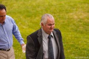 San Angelo -  A hearing at the 51st District Court Wednesday, April 9, 2008, where a judge ruled three members of the FLDS polygamous sect have the legal right to challenge the massive search underway on their property near Eldorado, the YFZ 