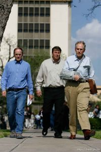 San Angelo -  A hearing at the 51st District Court Wednesday, April 9, 2008, where a judge ruled three members of the FLDS polygamous sect have the legal right to challenge the massive search underway on their property near Eldorado, the YFZ 